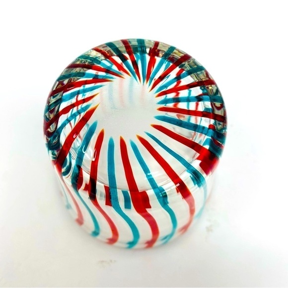 Anthropologie Set Of 3 Tumbler, votive Pietro Glass Decor - Picture 9 of 11